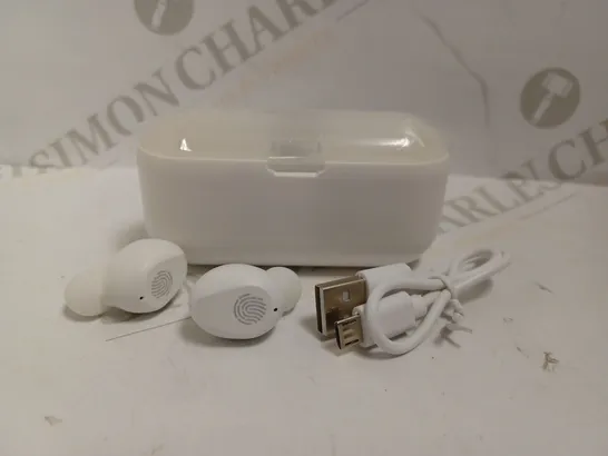 BOXED F9 TRUE WIRELESS EARBUDS - WHITE