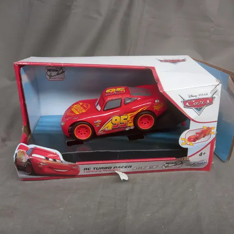 DISNEY PIXAR CARS - LIGHTING MCQUEEN RC TURBO RACER