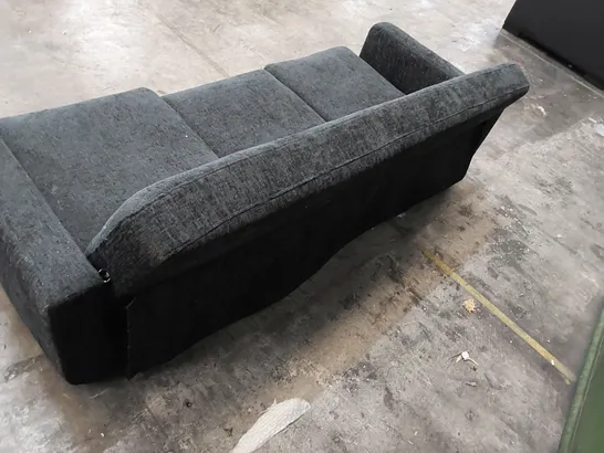 DESIGNER 3 SEATER SOFA IN CHARCOAL FABRIC