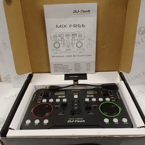 DJ-TECH MIX FREE WIRELESS USB DJ CONTROLLER 