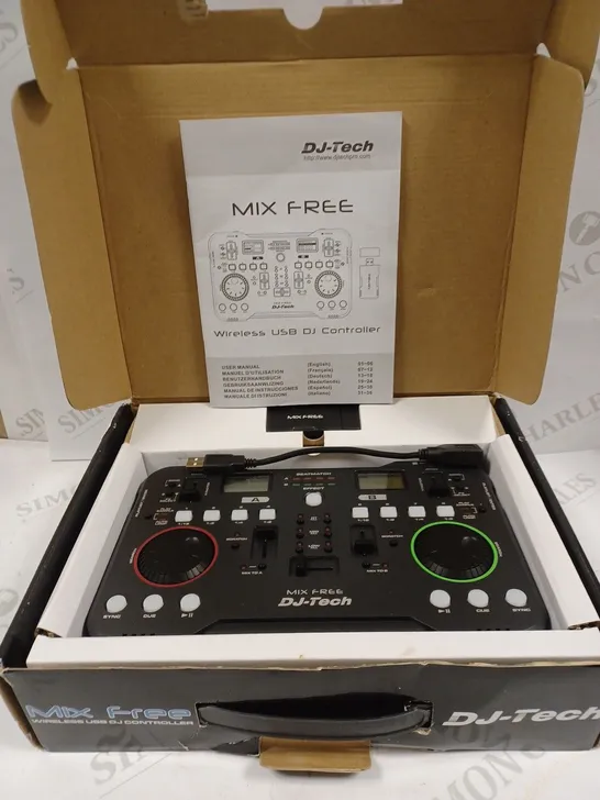 DJ-TECH MIX FREE WIRELESS USB DJ CONTROLLER 