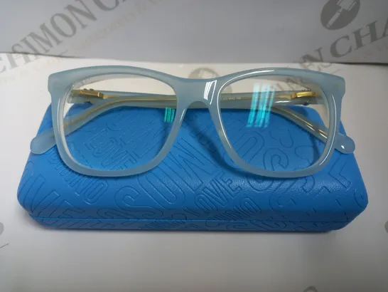 MOSCHINO `LOVE MOSCHINO` MOL520 BLUE PRESCRIPTION GLASSES