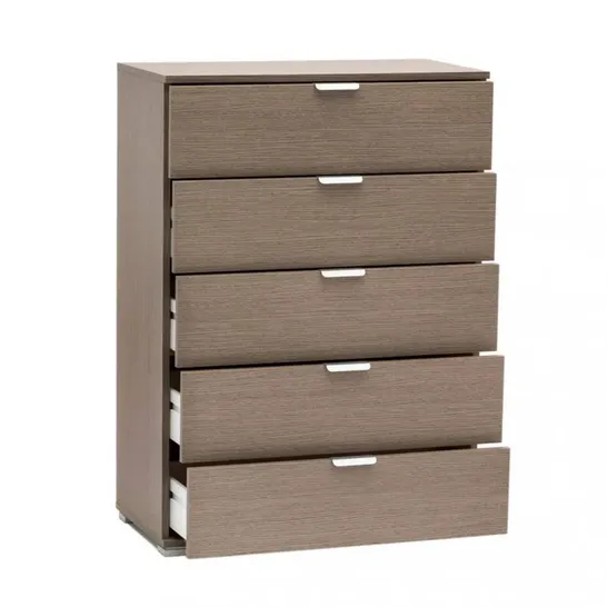 BOXED DREA 5-DRAWER CHEST OF DRAWERS (1 BOX)