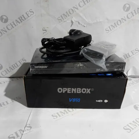 BOXED OPENBOX V8S DIGITAL SATELLITE TV RECEIVER BOX 