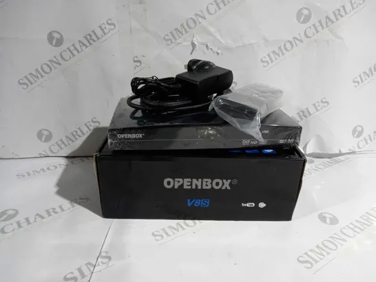 BOXED OPENBOX V8S DIGITAL SATELLITE TV RECEIVER BOX 