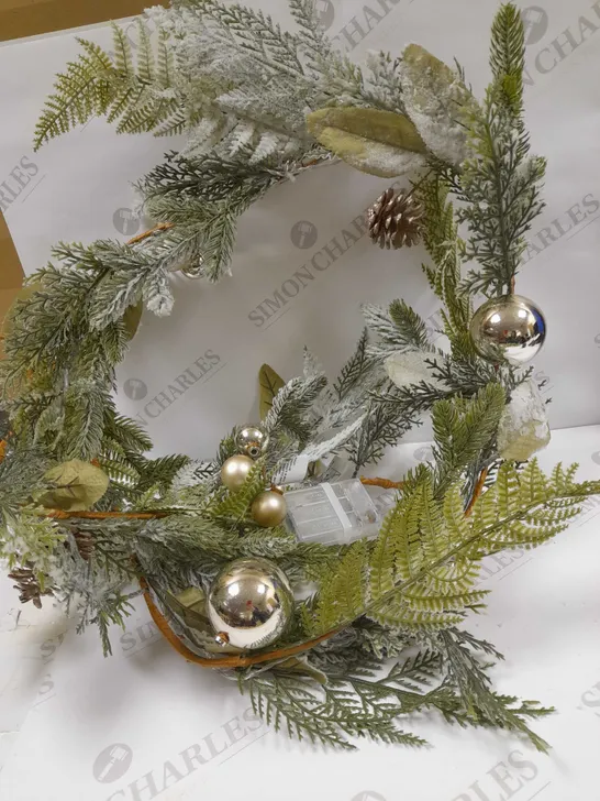 6FT CHAMPAGNE GOLD PRE LIT GARLAND RRP £39.99