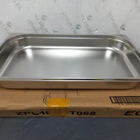 50 X 30CM STAINLESS STEEL CATERING STEAM TRAY 