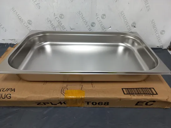 50 X 30CM STAINLESS STEEL CATERING STEAM TRAY 