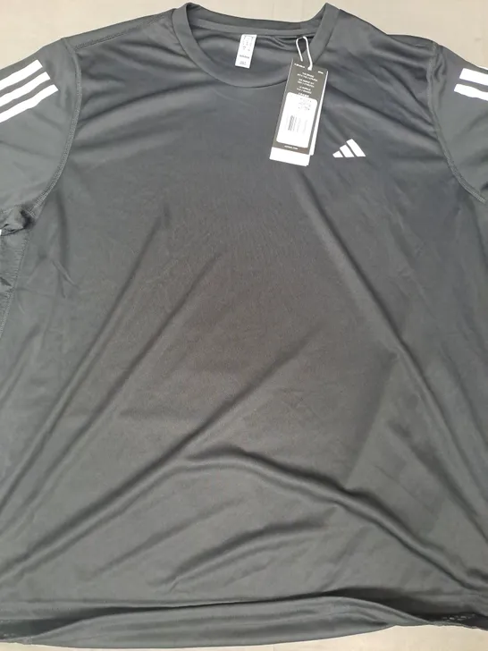 ADIDAS OWN THE RUN T-SHIRT IN BLACK UK SIZE LARGE