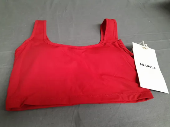 ADANOLA ULTIMATE SQUARE NECK BRA IN RED - MEDIUM