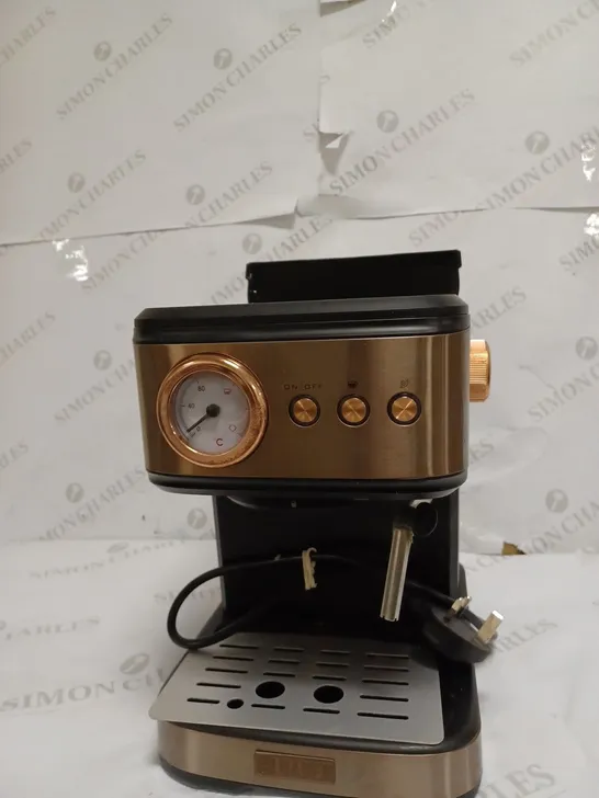 HADEN MULTIFUNCTION, STEEL ACCENTS ESPRESSO PUMP COFFEE MACHINE