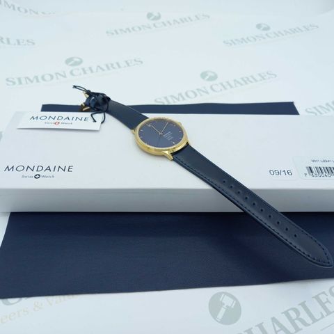 BRAND NEW BOXED MONDAINE WATCH MH1L2241LD STAINLESS 