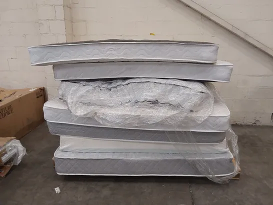 APPROX 7 X ASSORTED MATTRESSES. SIZES, BRANDS AND CONDITIONS VARY