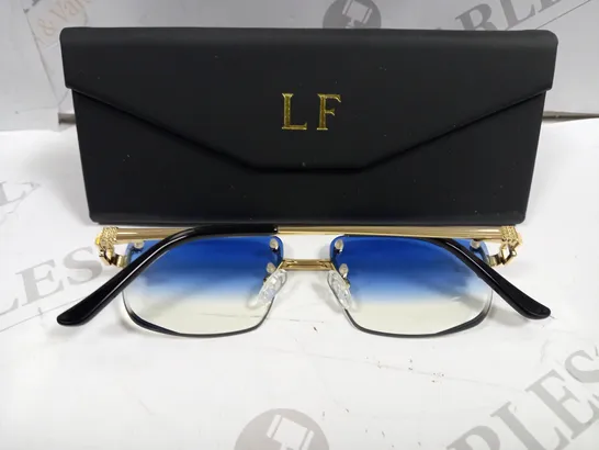 LUX FRAMES GRADIENT BLUE SUNGLASSES 