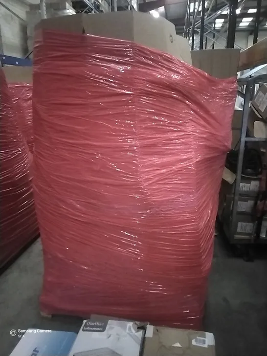 PALLET OF ASSORTED ITEMS TO INCLUDE KITCHEN TAP, FOOTWEAR SPA, AIRBED ETC