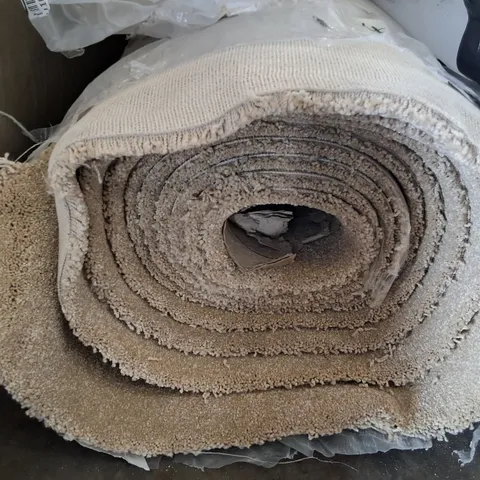 QUALITY ROLLED ULTIMATE EXPRESSIONS CARPET IN LINEN - 6.8X4M