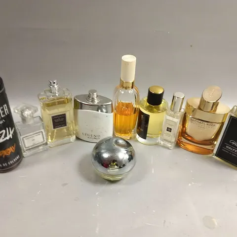 APPROXIMATELY 10 UNBOXED FRAGRANCES TO INCLUDE; DKNY, MARMARA, GUERLAIN, LEGEND, OUD OBSESSION AND MICHAEL KORS