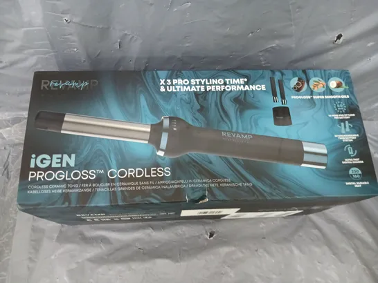 IGEN PROGLOSS CORDLESS CERAMIC TONG