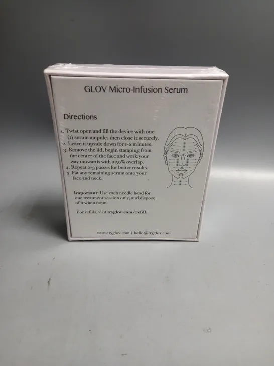 NEW AND SEALED GLOV BEAUTY MICRONEEDLE INFUSION ANTI-AGING SOLUTION