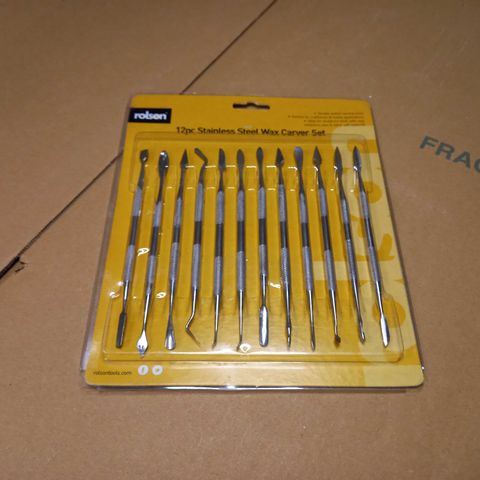 12PC STAINLESS STEEL WAX CARVER SET