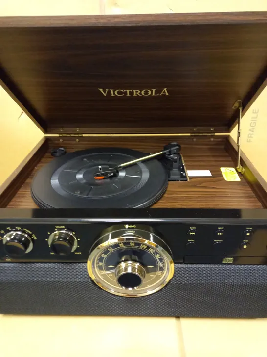 VICTROLA EMPIRE 6-IN-1 BLUETOOTH TURNTABLE