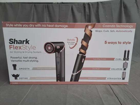 BOXED SHARK FLEXSTYLE HAIR STYLER AND DRYER 