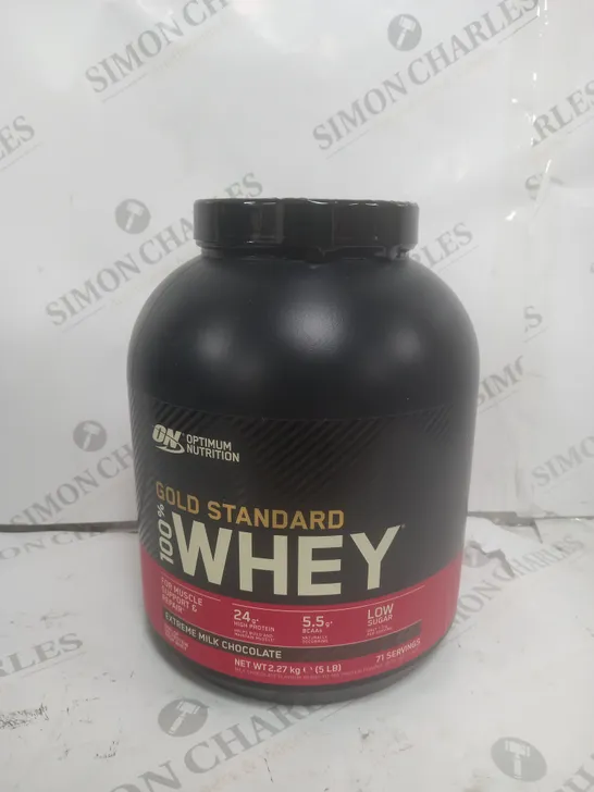 ON OPTIMUM NUTRITION GOLD STANDARD 100 WHEY MILK CHOCOLATE 