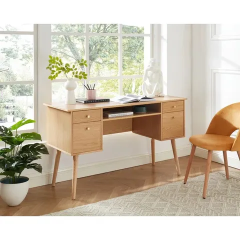 BOXED ROMONA 130CM W RECTANGULAR WRITING DESK