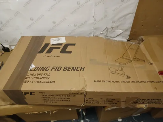 UFC FOLDING FID WEIGHT BENCH - COLLECTION ONLY  RRP £179.99