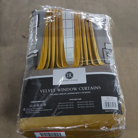 Velvet window curtains size 229x229