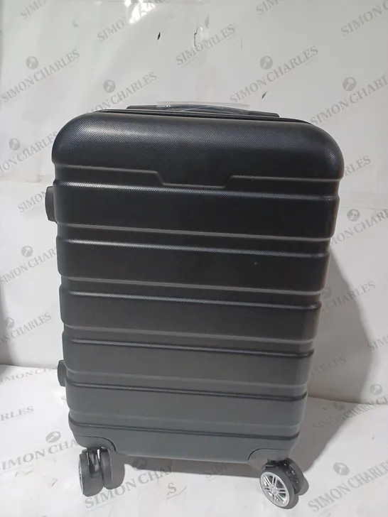 BOXED UNBRANDED WHEELED LUGGAGE CASE IN BLACK