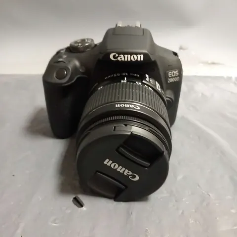 CANON EOS 2000D CAMERA WITH EFS 18-55MM LENS