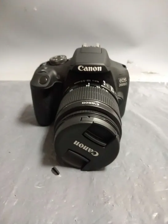 CANON EOS 2000D CAMERA WITH EFS 18-55MM LENS