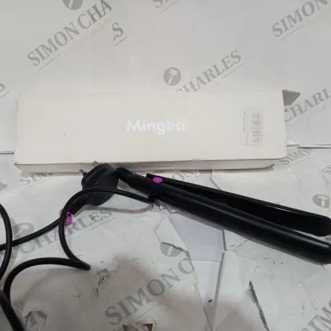 BOXED MINGBA ION STYLER HAIR STRAIGHTENERS 