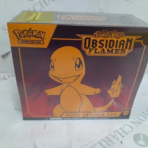 SEALED POKEMON SCARLET AND VIOLET OBSIDIAN FLAMES ELITE TRAINER BOX - AGE 6+