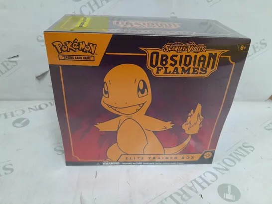 SEALED POKEMON SCARLET AND VIOLET OBSIDIAN FLAMES ELITE TRAINER BOX - AGE 6+