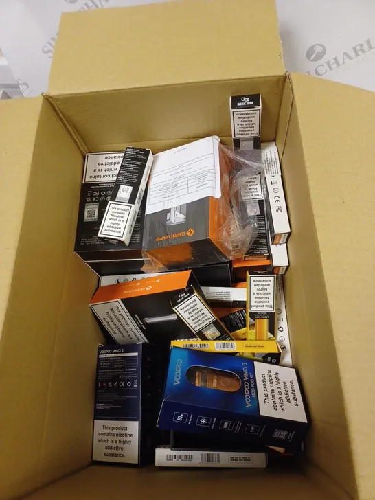 BOX OF APPROXIMATELY 50 E-CIGARETTES