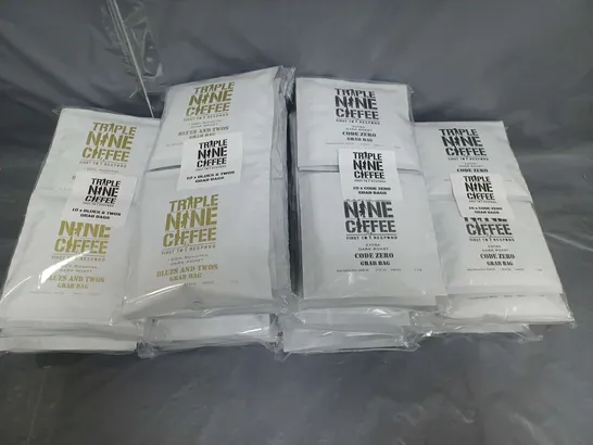 LOT OF 10 (10 PER PACK) TRIPLE NINE COFFEE BAGS