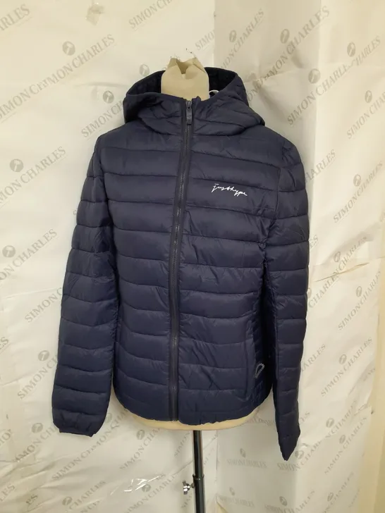 JUSTHYPE WOMEN'S LIGHTWEIGHT PUFFER IN NAVY SIZE 12