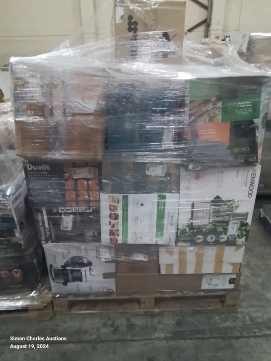 PALLET OF APPROXIMATELY 54 UNPROCESSED RAW RETURN HOUSEHOLD AND ELECTRICAL GOODS TO INCLUDE;