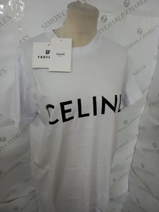 CELINE CASUAL GRAPHIC T-SHIRT SIZE M