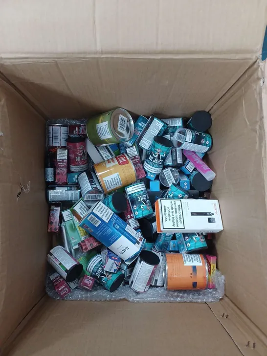 LARGE QUANTITY OF E-CIGARETTES AND VAPE LIQUIDS 