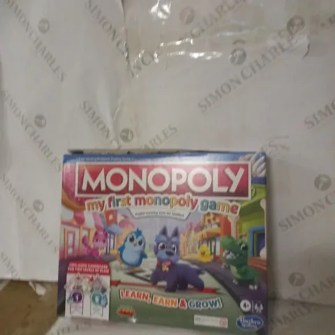 MONOPOLY DISCOVER BOARD GAME FOR KIDS 