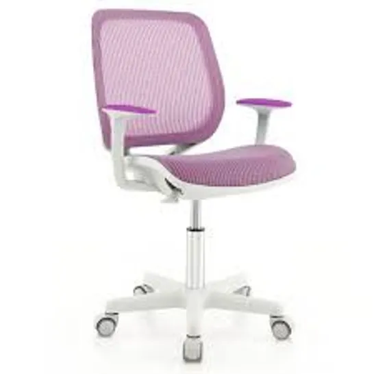 BOXED COSTWAY PURPLE ERGONOMIC CHILDREN STUDY CHAIR