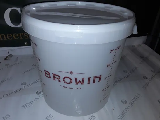 BROWN 25L BUCKET