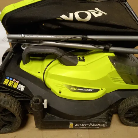 RYOBI 18V ONE PLUS EASY EDGE LAWNMOWER