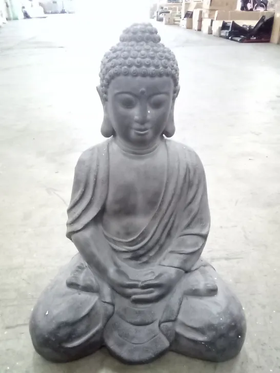 BOXED LARGE SITTING BUDHA FIGURE