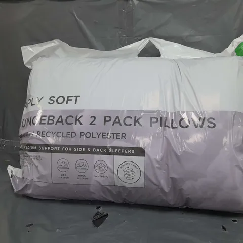 SIMPLY SOFT BOUNCEBACK 2 PACK PILLOWS