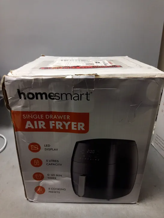 BOXED HOMESMART SINGLE DRAWER AIR FRYER 