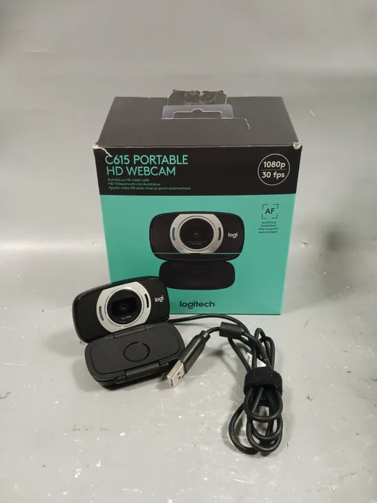 BOXED LOGITECH C615 PORTABLE HD 1080P WEBCAM 